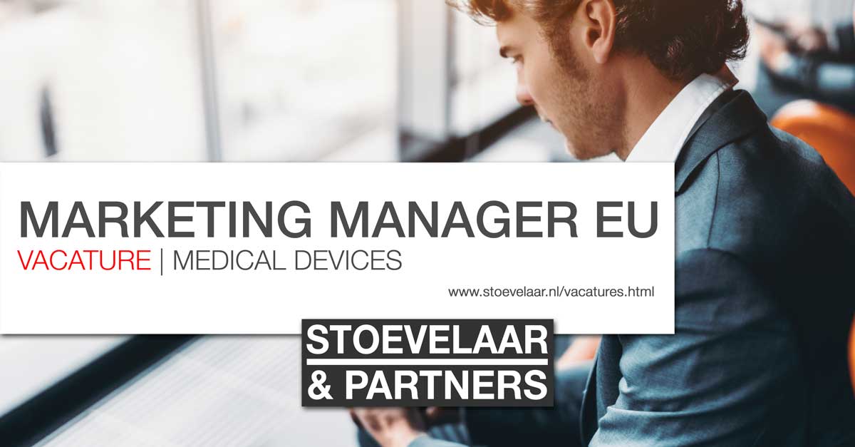 Marketing Manager Europa - vacatures medical devices