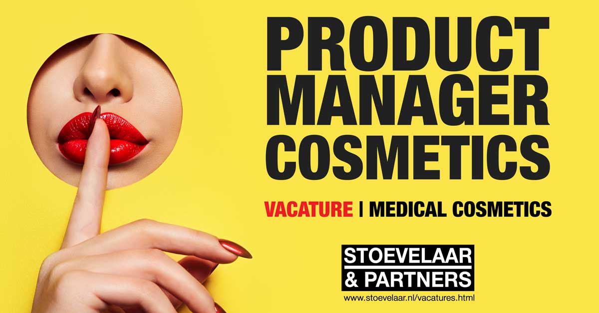 Product manager cosmetics - vacature medical cosmetics